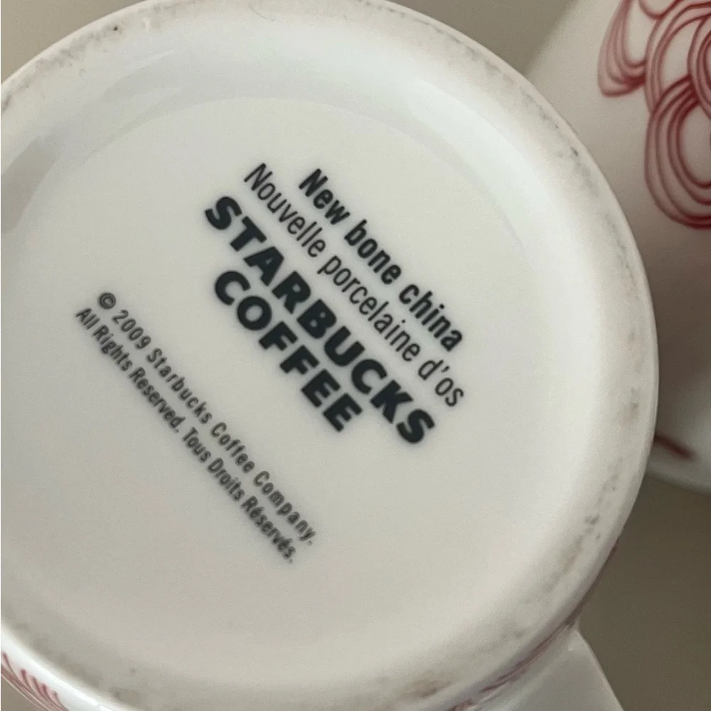 Starbucks Valentine's Hearts Coffee Mugs